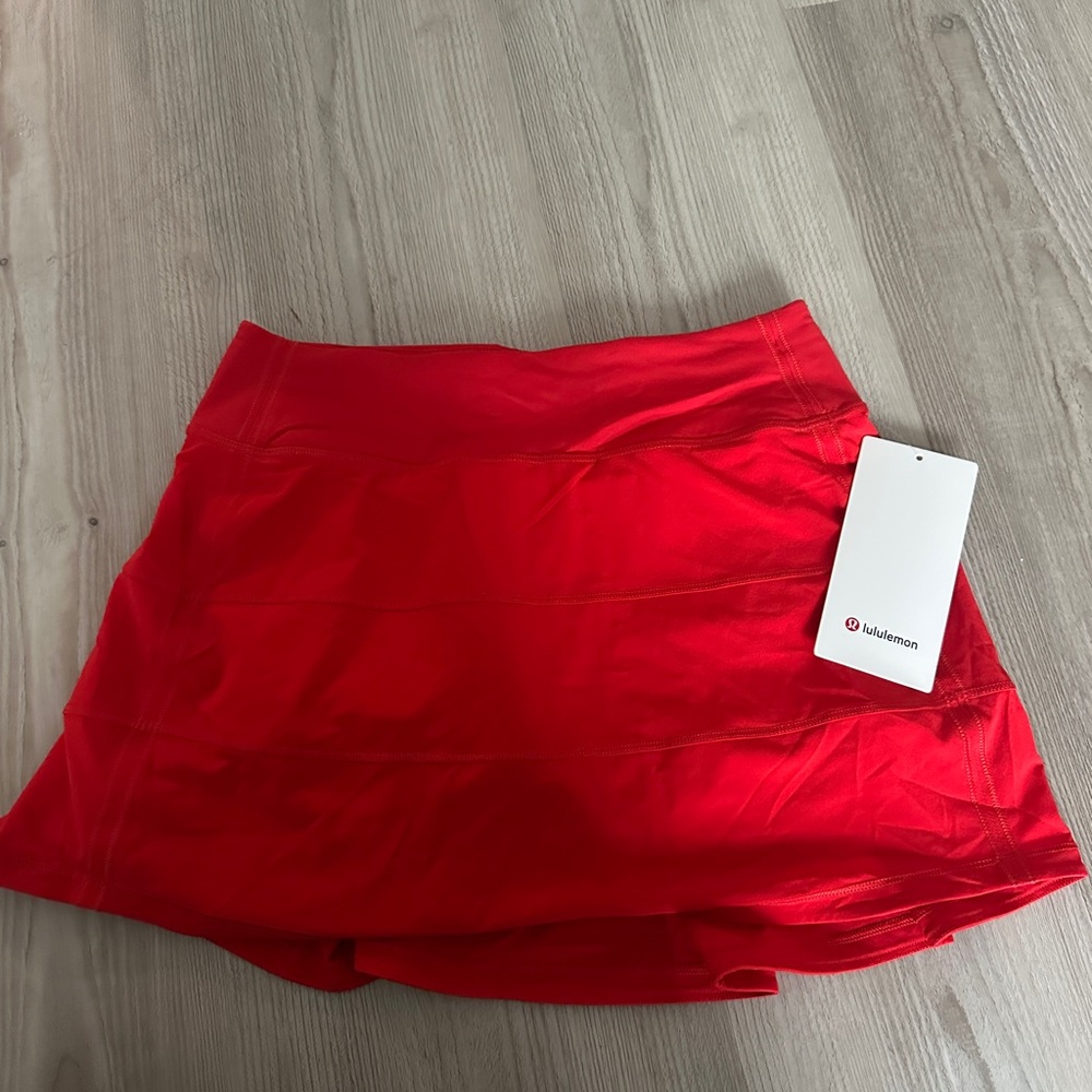 Lululemon Athletica Bright Red Skirt